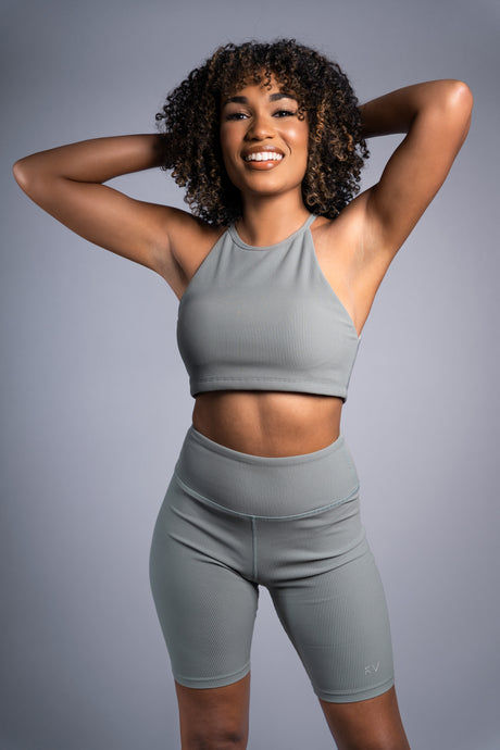 Olive Crop Top - Vitality Collection